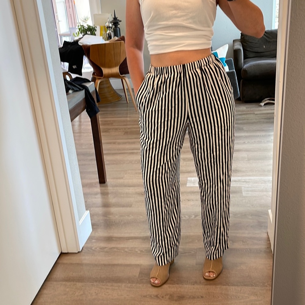 Liz Claiborne Silk Vintage High Rise Pants - Picture 2 of 7